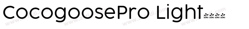 CocogoosePro Light字体转换